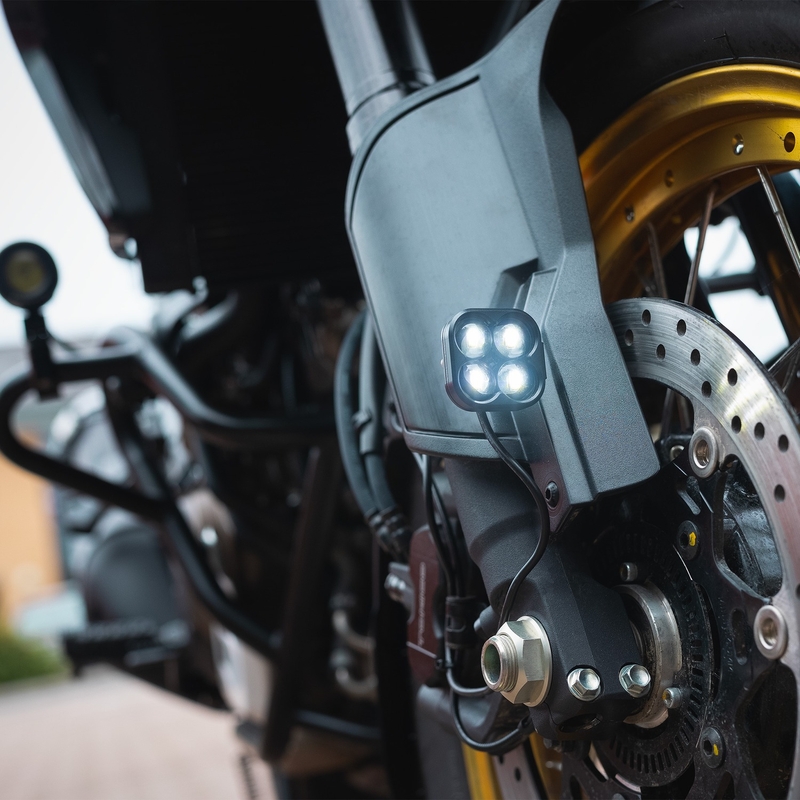 Допълнителни светлини Oxford Cube light преден комплект черен