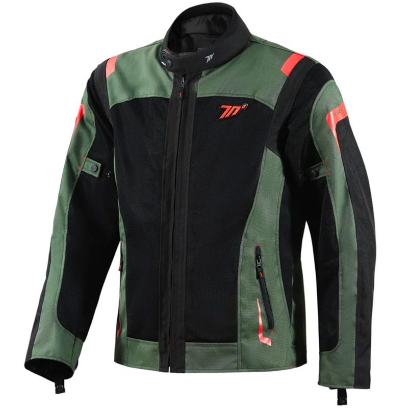 Червено мотоциклетно яке Seventy Degrees SD-JT66 Sahara Khaki