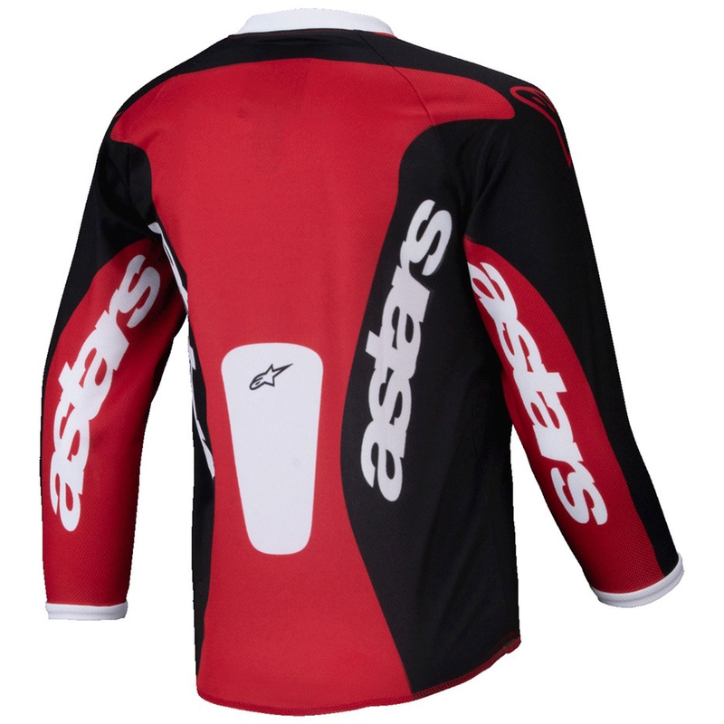 Alpinestars Racer Veil Детска тениска за мотокрос в черно и червено