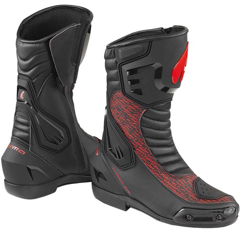 Мото ботуши Forma Freccia EVO черно-червени
