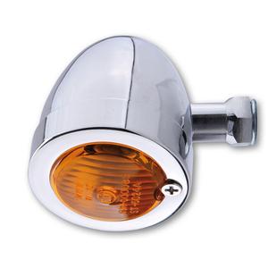 Мигач за мотоциклет Highsider Smart Bullet Flat хром