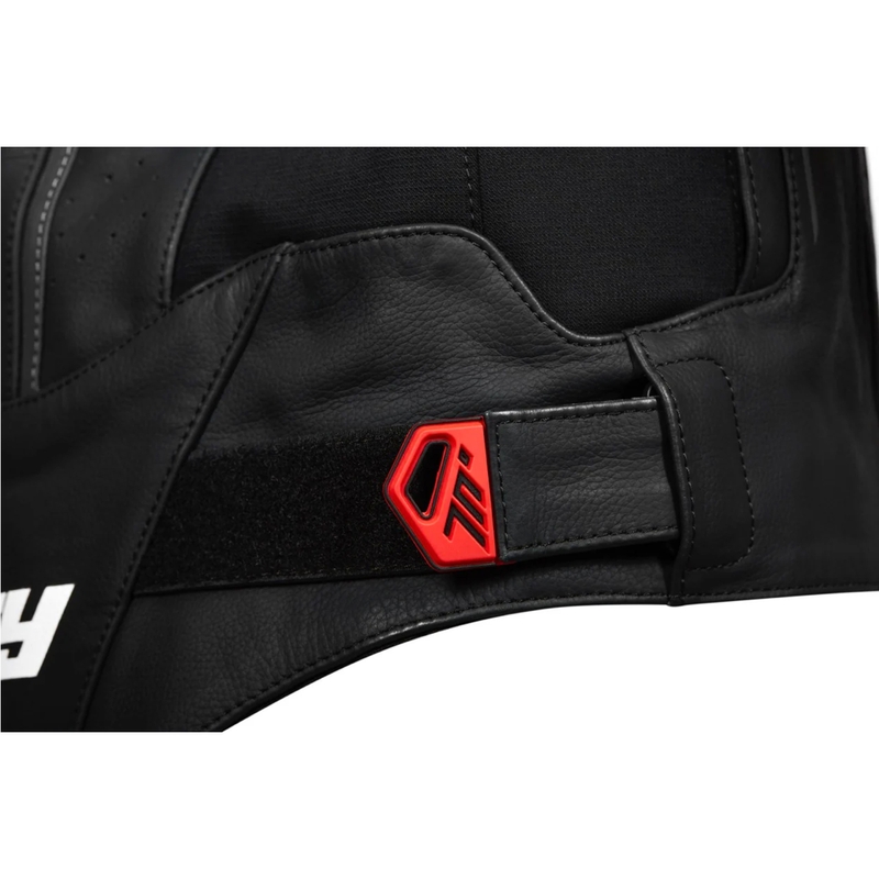 Кожено мотоциклетно яке Seventy Degrees SD-JL24 Spoiler черно-червено