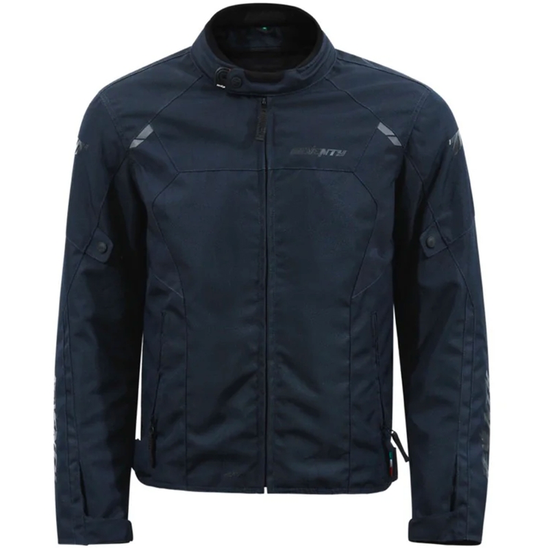 Seventy Degrees SD-JR65 Piston Motorcycle Jacket Dark Blue