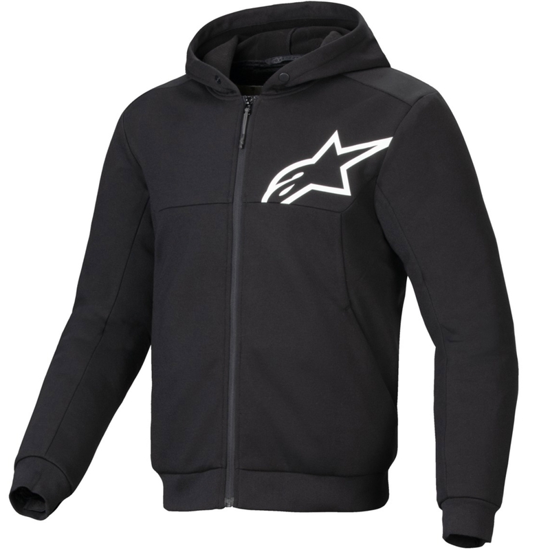 Мото суичър Alpinestars Chrome V2 Sport черно-бял