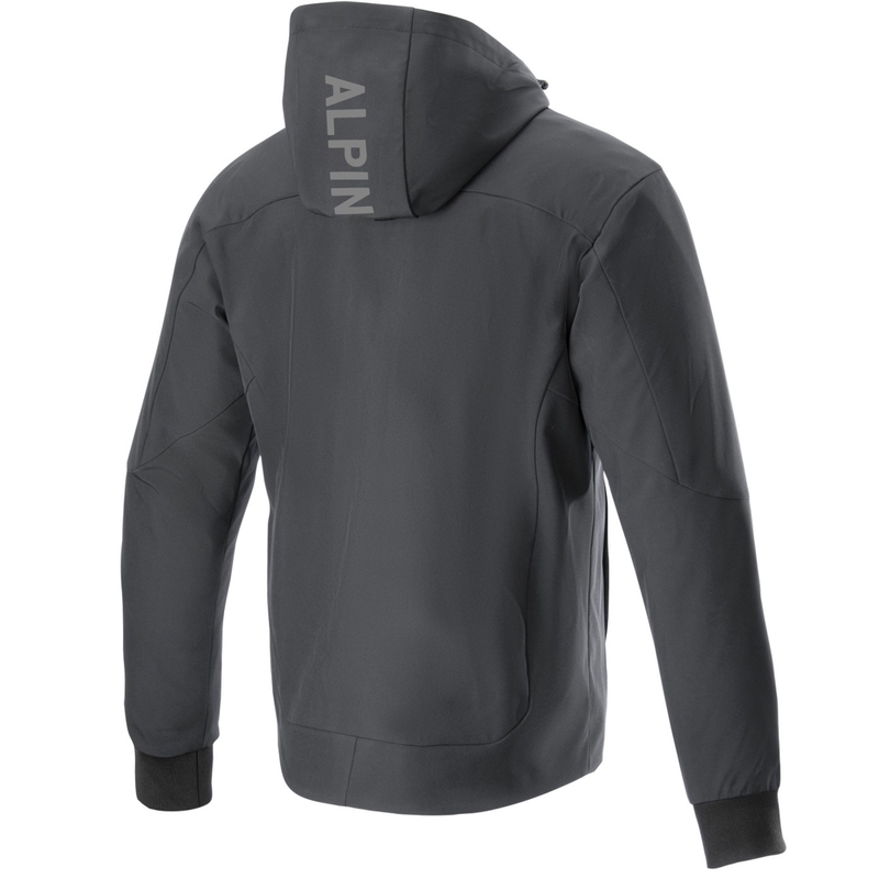 Мото суичър Alpinestars Radium Tech Hoodie черно-бял