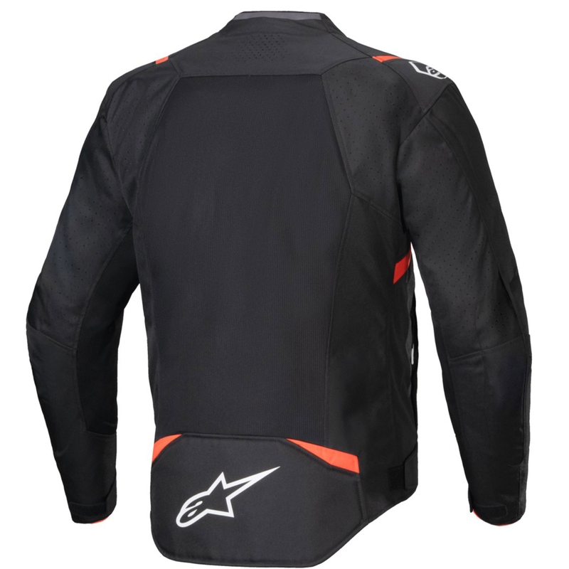 Мотоциклетно яке Alpinestars T-SPS Air V2, черно-флуоресцентно червено