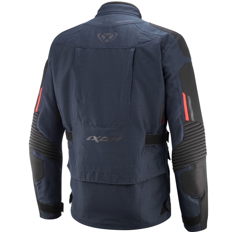 Мотоциклетно яке IXON Midgard синьо-флуо червено