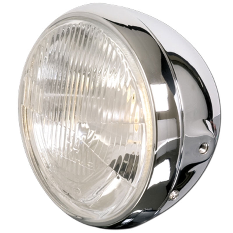 Хромиран фар Highsider Smart British Style H4