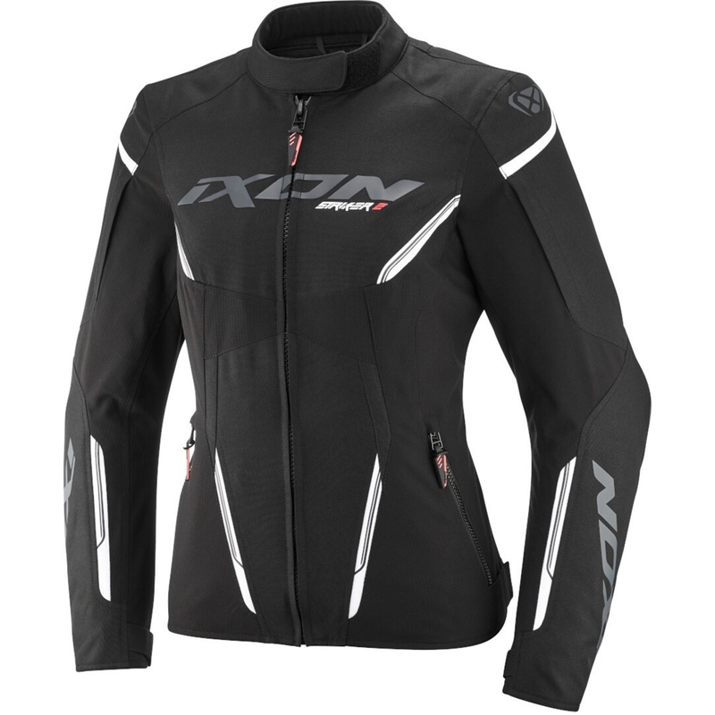 Дамско моторно яке IXON Striker 2 Lady черно-бяло