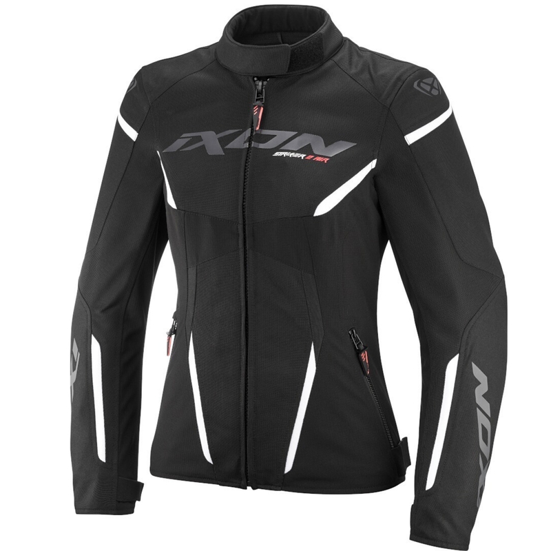 Дамско моторно яке IXON Striker 2 Air WP Lady черно-бяло