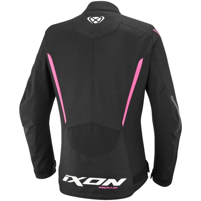 Дамско яке за мотоциклет IXON Striker 2 Air WP Lady черно и розово