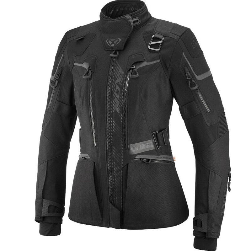Дамско моторно яке IXON Odin черно