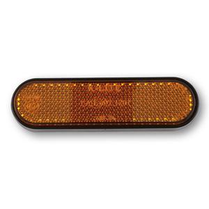 Highsider Smart рефлектор със самозалепващо фолио, овален, жълт