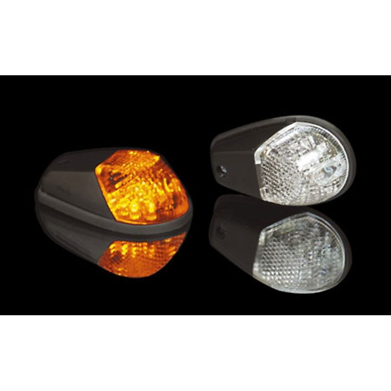 Мигач за мотоциклет Highsider Smart LED черно-прозрачен