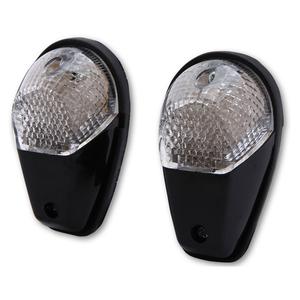 Мигач за мотоциклет Highsider Smart LED черно-прозрачен
