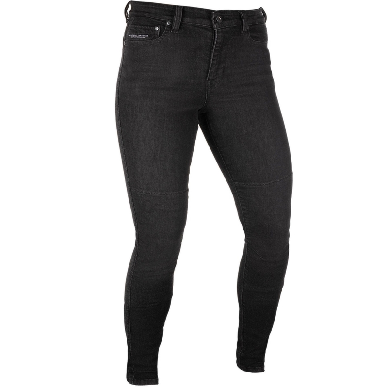 Дамски мотоциклетни дънки Oxford Sofia AA Slim jeans черни