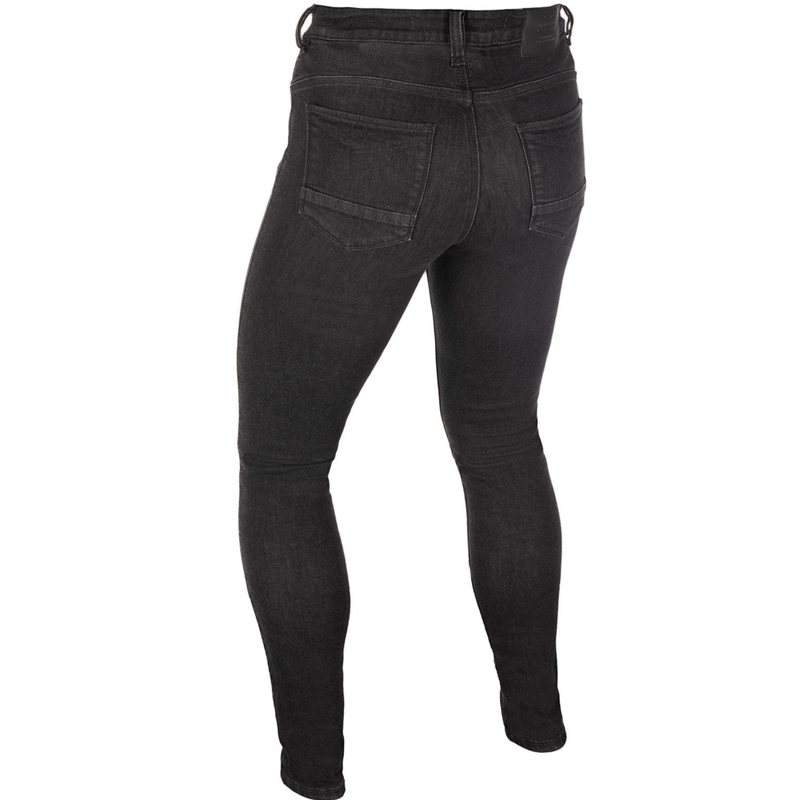 Дамски мотоциклетни дънки Oxford Sofia AA Slim jeans черни