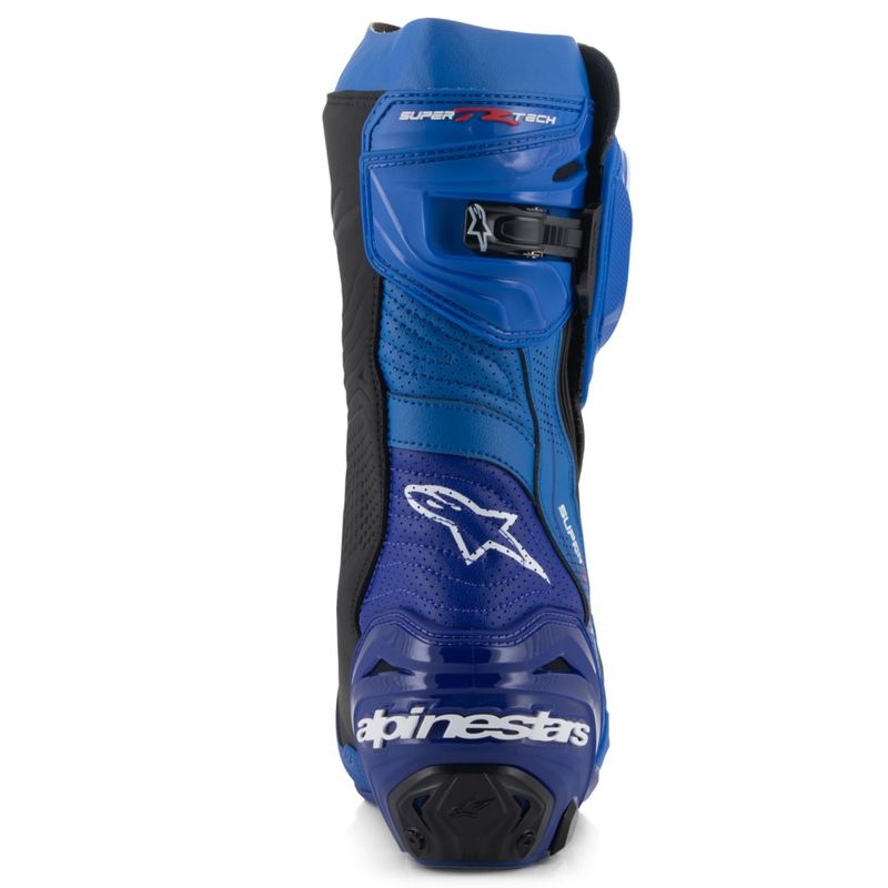 Мотоциклетни ботуши Alpinestars Supertech R Vented, синьо-черни