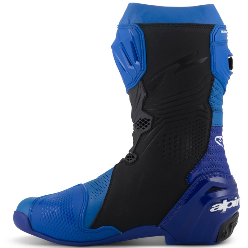 Мотоциклетни ботуши Alpinestars Supertech R Vented, синьо-черни