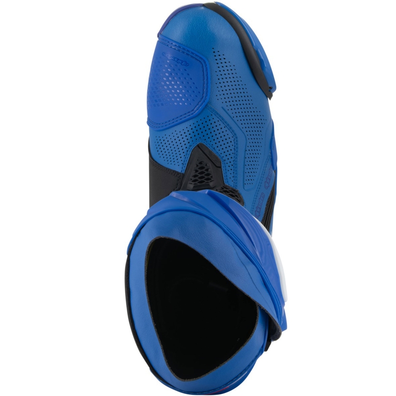 Мотоциклетни ботуши Alpinestars Supertech R Vented, синьо-черни