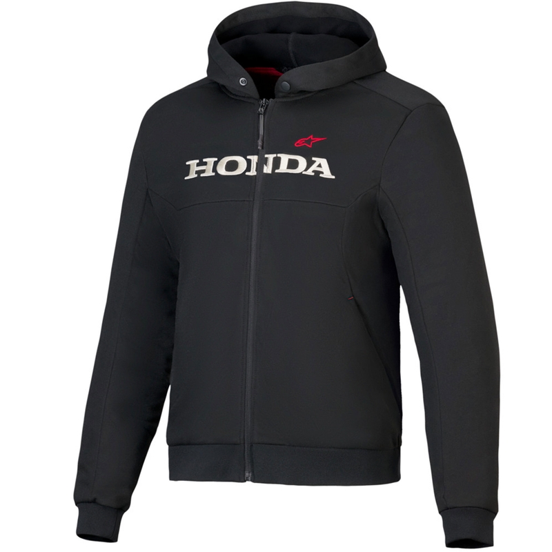 Спортен суичър Alpinestars Chrome V3, колекция Honda, черно-бежово-червено