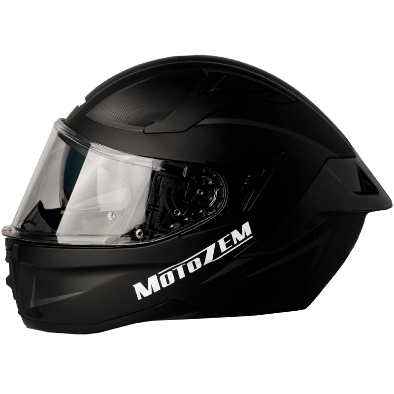 Мотоциклетна каска Motozem Guardian, матово черна, за цял нос - II. качество