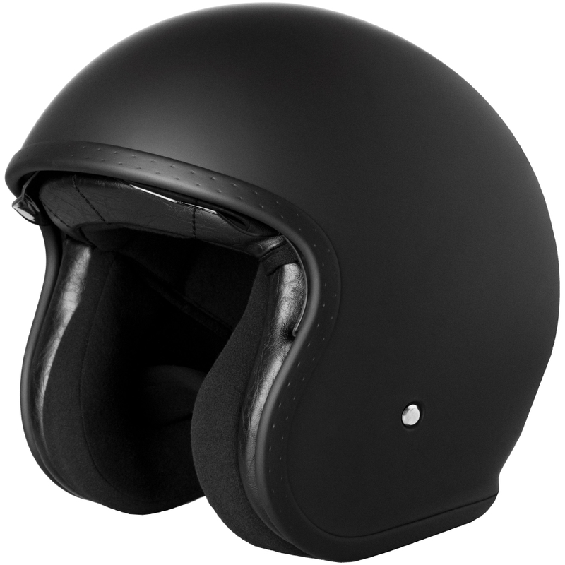 Отворена мотоциклетна каска Street Racer Shadow II matte black - II. качество