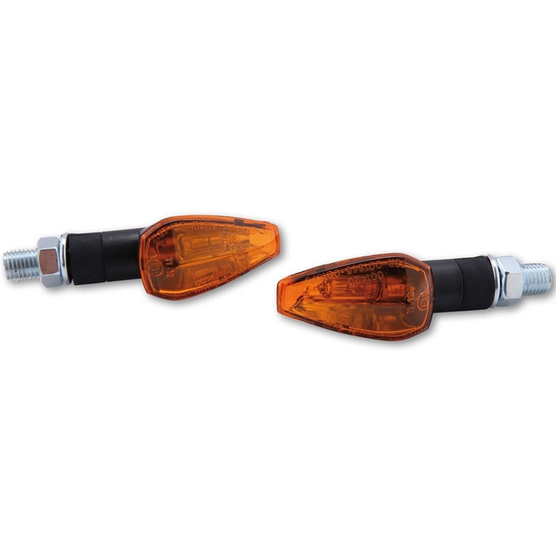Мигачи за мотоциклет Highsider Smart Peak къси черни