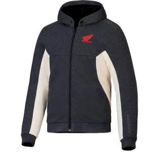 Спортен суичър Alpinestars Chrome V3 Hoodie, Honda Collection, тъмносив-кремав-червен