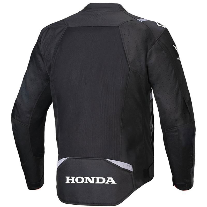 Мотоциклетно яке Alpinestars T-SPS Air V2, колекция Honda, черно-сиво-бяло