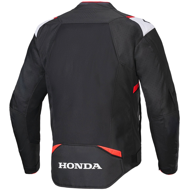 Мотоциклетно яке Alpinestars T-SPS Air V2, колекция Honda, черно-бяло-червено