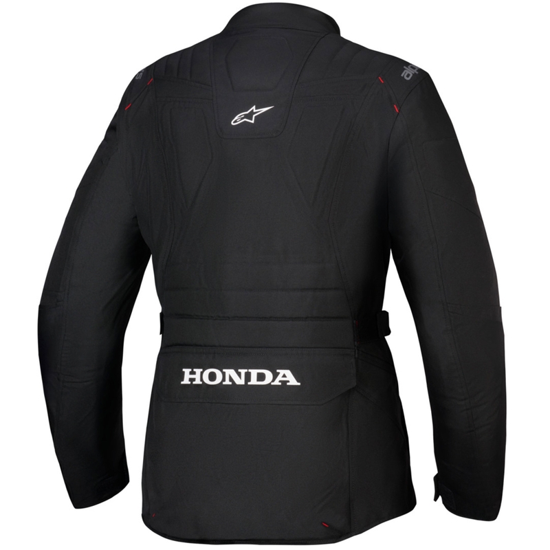 Дамско мотоциклетно яке Alpinestars Stella ST-1 Waterproof, колекция Honda, черно-червено