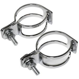 Скоба за закрепване на мигачи към Highsider Smart тръби, хромирана