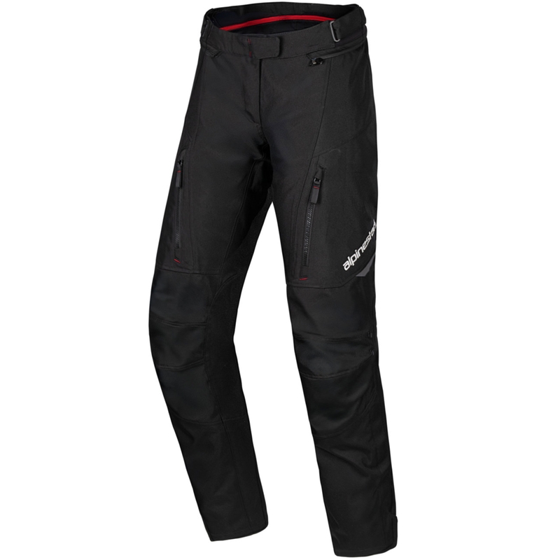Дамски мотоциклетни панталони Alpinestars Stella ST-1 Waterproof, колекция Honda, черно-червени