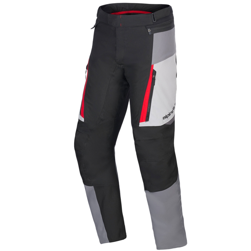 Дамски мотоциклетни панталони Alpinestars Stella ST-1, водоустойчиви, колекция Honda, сиво-тъмносиво-черно-червено