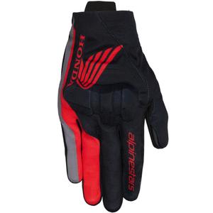 Мотоциклетни ръкавици Alpinestars Reef V2 Honda Collection Черно-Червено-Сиво