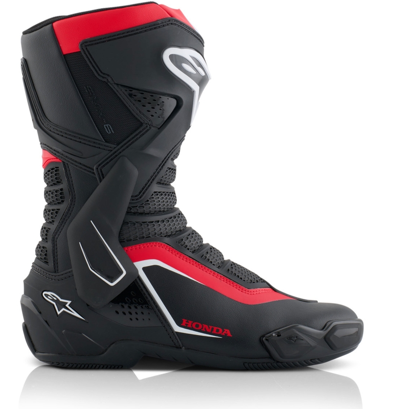 Мотоциклетни ботуши Alpinestars SMX-6 V3 Honda Collection Черно-Червено-Бяло