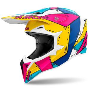 Мотокрос каска Airoh Wraaa Paint матово многоцветно