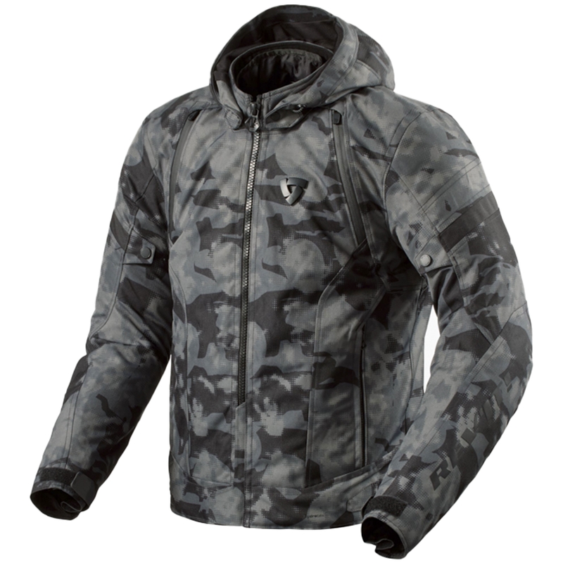 Revit Flare 3 H2O camo тъмно сиво яке за мотоциклет