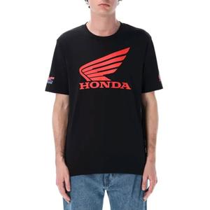 Черна тениска Honda Wing