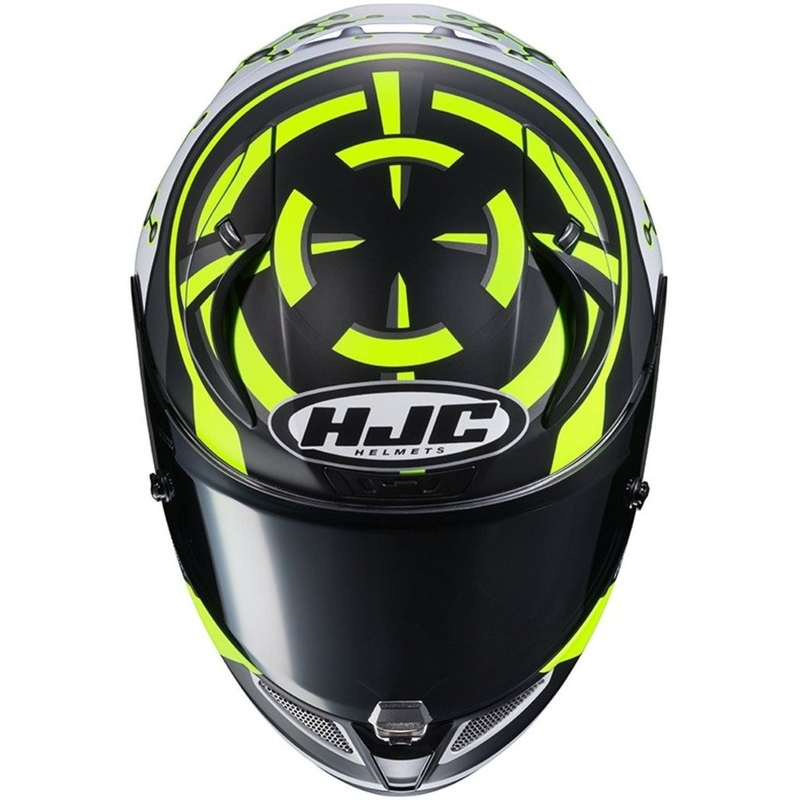 Integrální přilba na motorku HJC RPHA 11 Iannone 29 Replica MC4HSF černo-bílo-fluo žlutá