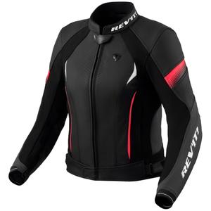 Дамско кожено яке Revit Xena 4 black-pink