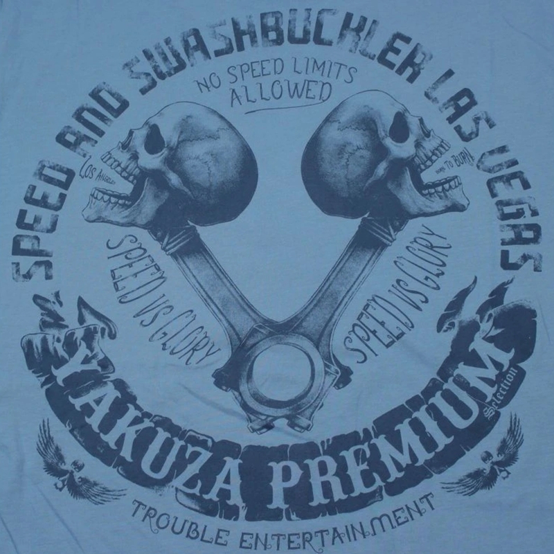 Синя тениска Yakuza Premium Swashbuckler