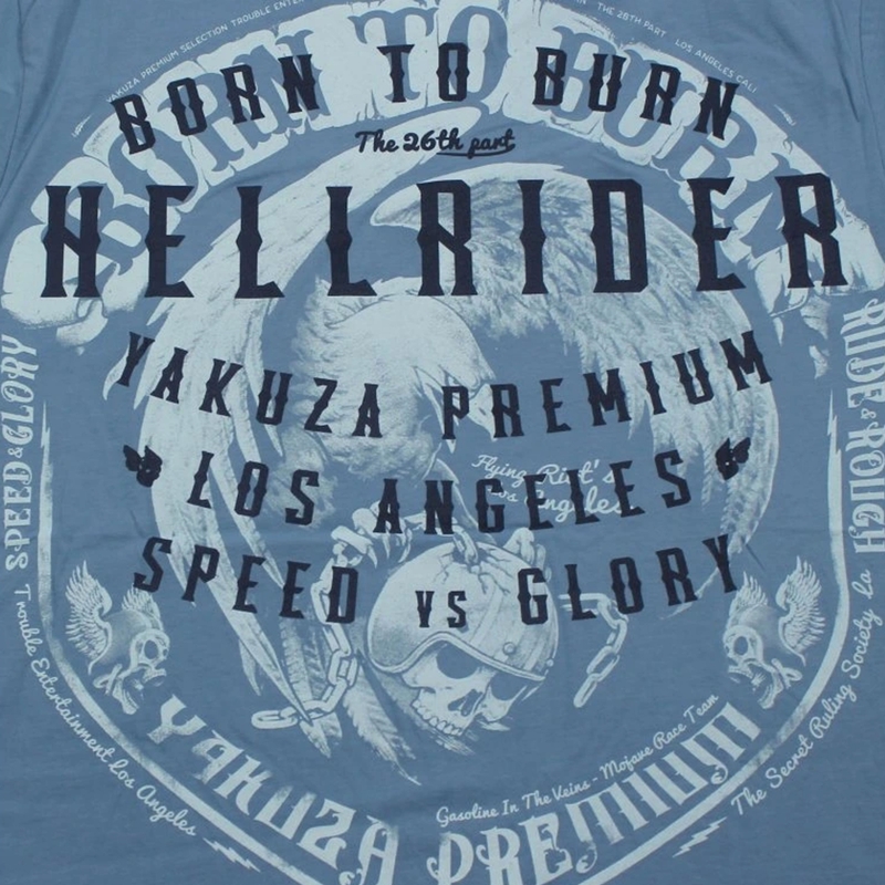 Тениска Yakuza Premium Hellrider синя