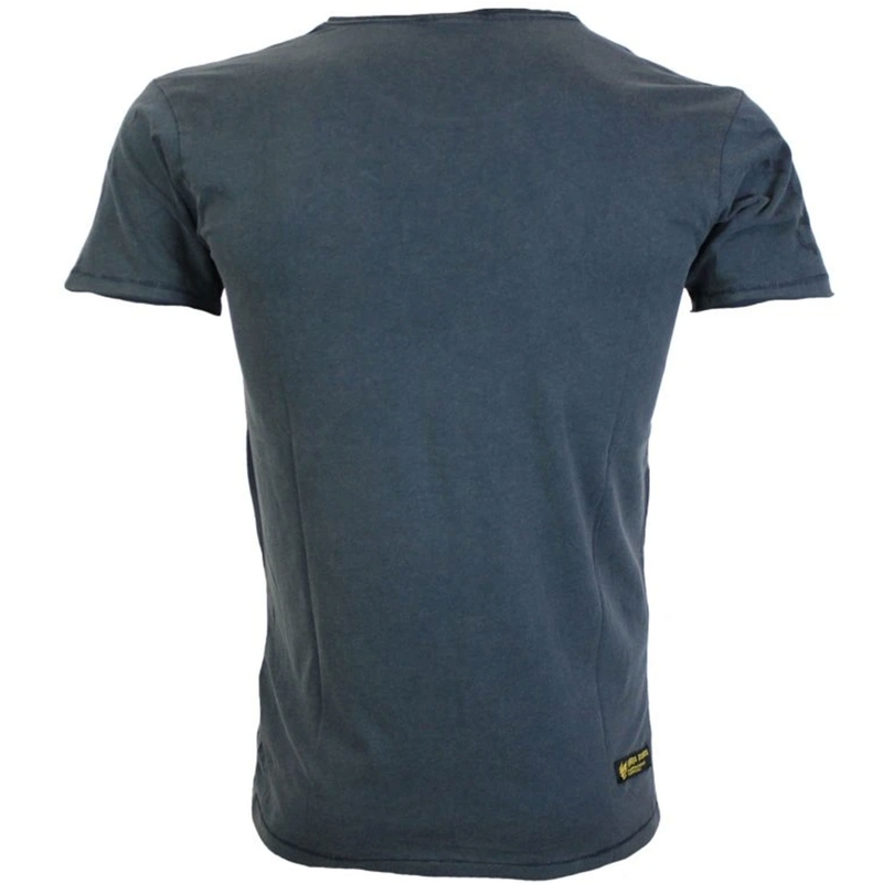 Тениска Yakuza Premium Rude and Rough Born to Burn - синя в Лос Анджелис