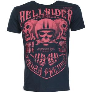 Тениска Yakuza Premium Hell Rider - Born to Burn, тъмносиня