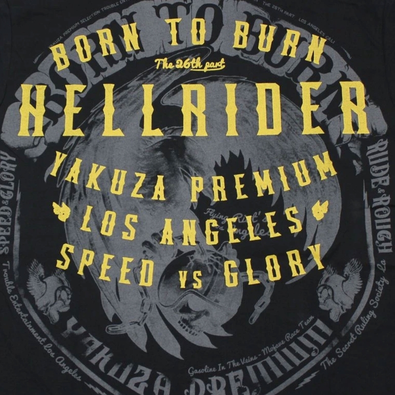 Тениска Yakuza Premium Hellrider черна