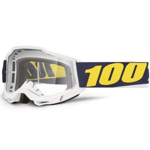 100% Accuri 2 Torc мотокрос очила с прозрачен плексиглас