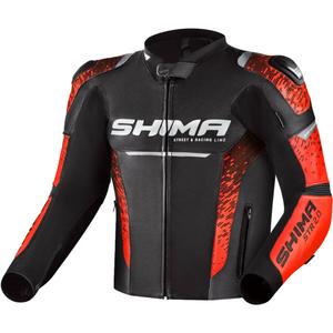 Мото яке Shima STR 2.0 флуоресцентно червено
