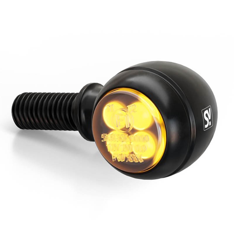 Мигачи за мотоциклет Highsider Smart Circula-S LED 3в1 черни